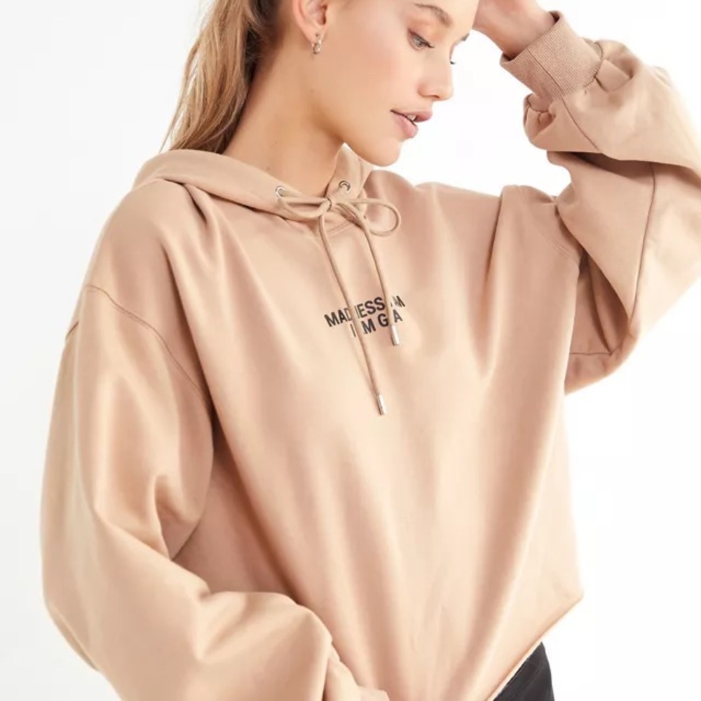 I AM GIA cropped hoodie